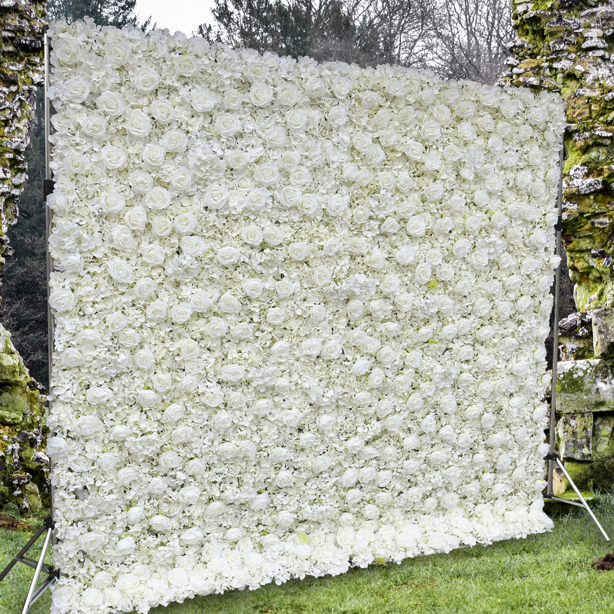 3D Artificial Flower Wall Arrangement Wedding Party Birthday Backdrop Decor HQ9007