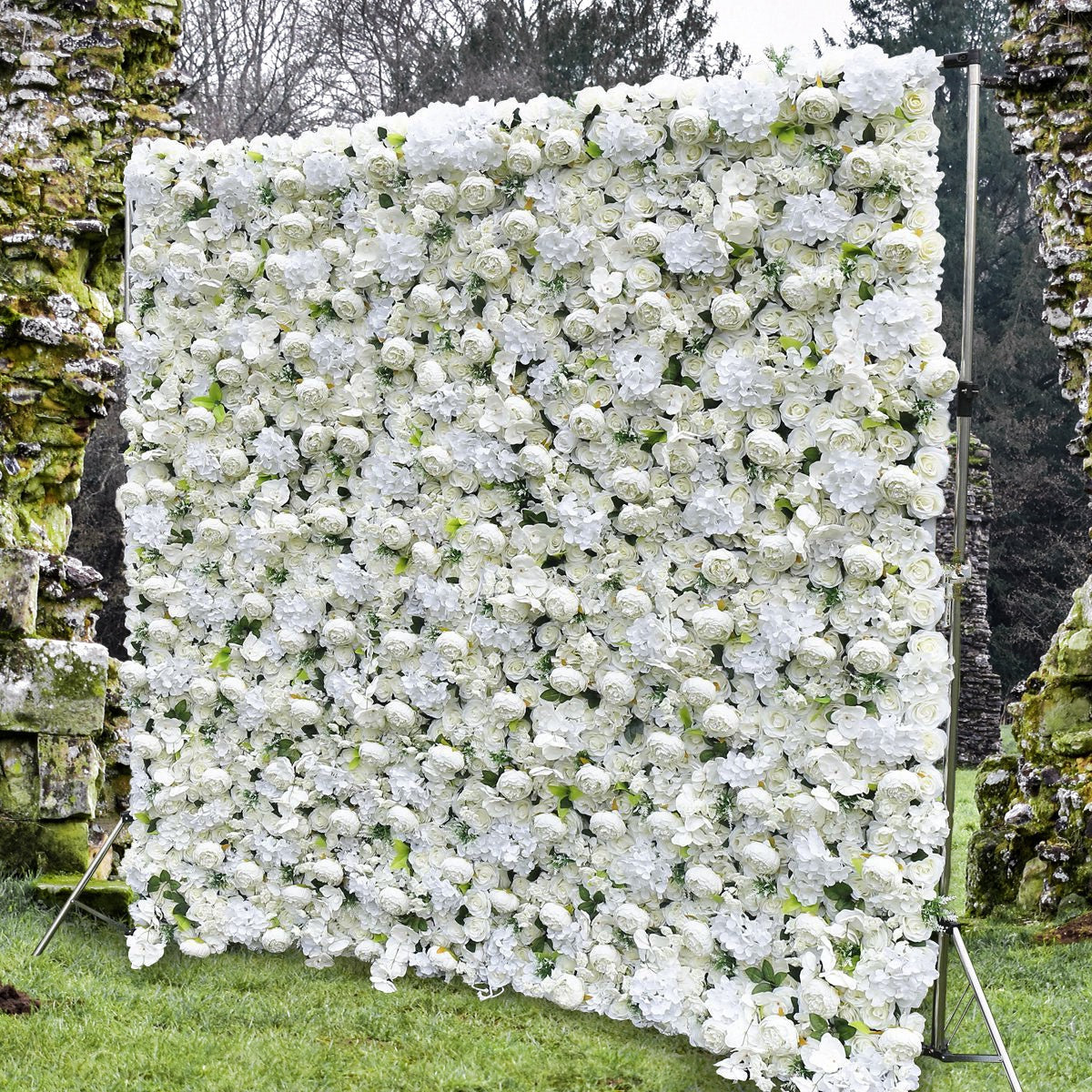 3D Artificial Flower Wall Arrangement Wedding Party Birthday Backdrop Decor HQ9002