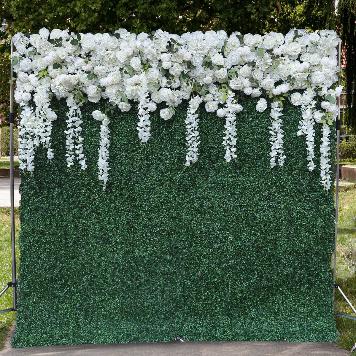 3D Artificial Flower Wall Arrangement Wedding Party Birthday Backdrop Decor HQ9020