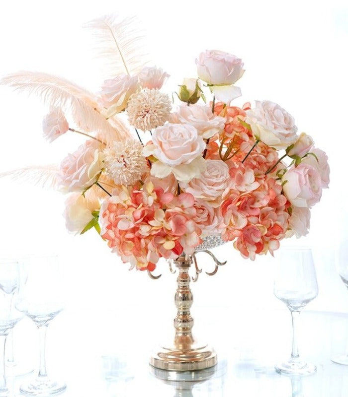 Artificial Flower Table Centerpiece Wedding Party Birthday Backdrop Decor CH9616-5