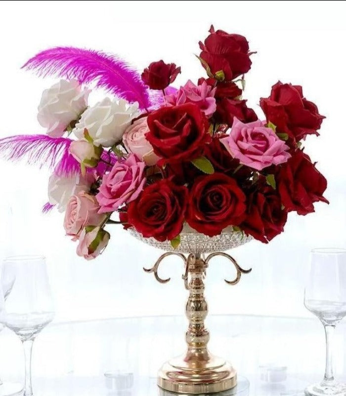 Artificial Flower Table Centerpiece Wedding Party Birthday Backdrop Decor CH9616-4