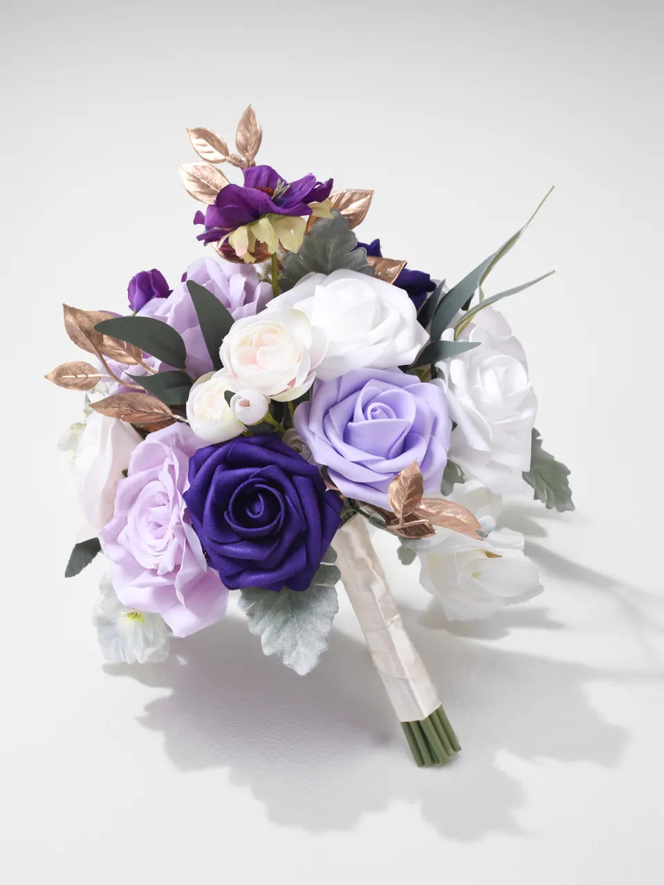 Purple Lilac Artificial Flower Wedding Bridesmaid Bouquets SP8009
