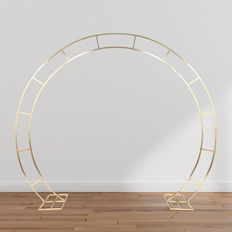Gold Iron Adjustable Party Stand Flower Stand Wedding Arch Party Birthday Backdrop HJ8022
