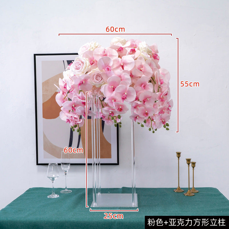 Artificial Flower Rose Wedding Party Birthday Backdrop Decor CH9314-42