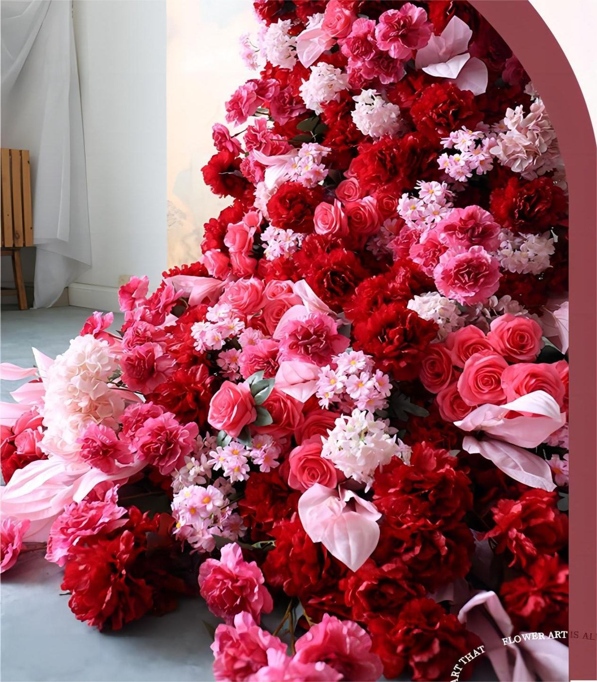 Artificial Flower Rose Wedding Party Birthday Backdrop Decor CH7335