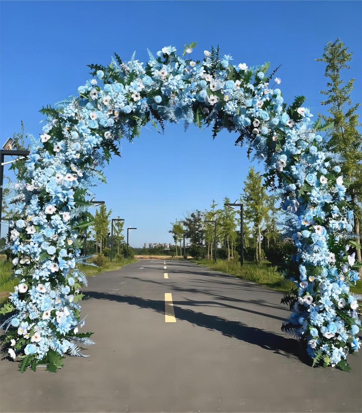Artificial Flower Rose Wedding Party Birthday Backdrop Decor CH7531