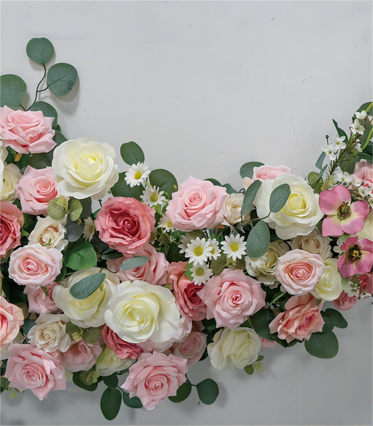 Yellow Pink Rose Peony Artificial Flower Wedding Party Birthday Backdrop Decor CH9297-3