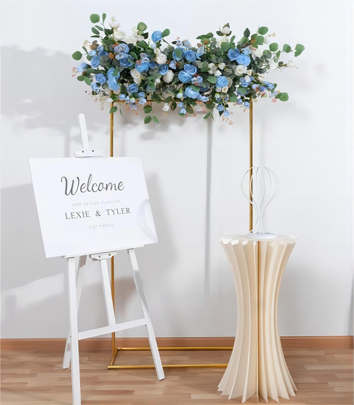 Blue Rose Artificial Flower Wedding Party Birthday Backdrop Decor CH9300-2