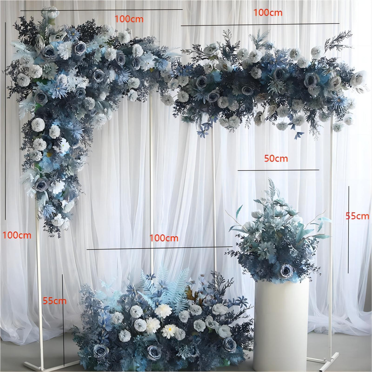 Artificial Flower Wedding Party Birthday Backdrop Decor CH9155-4