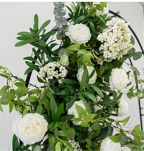 White Sage Artificial Flower Rose Wedding Party Birthday Backdrop Decor CH9314-22