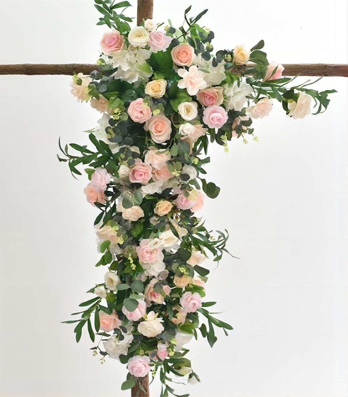 Champagne Pink Camellia Peony Artificial Flower Wedding Party Birthday Backdrop Decor CH9166-1