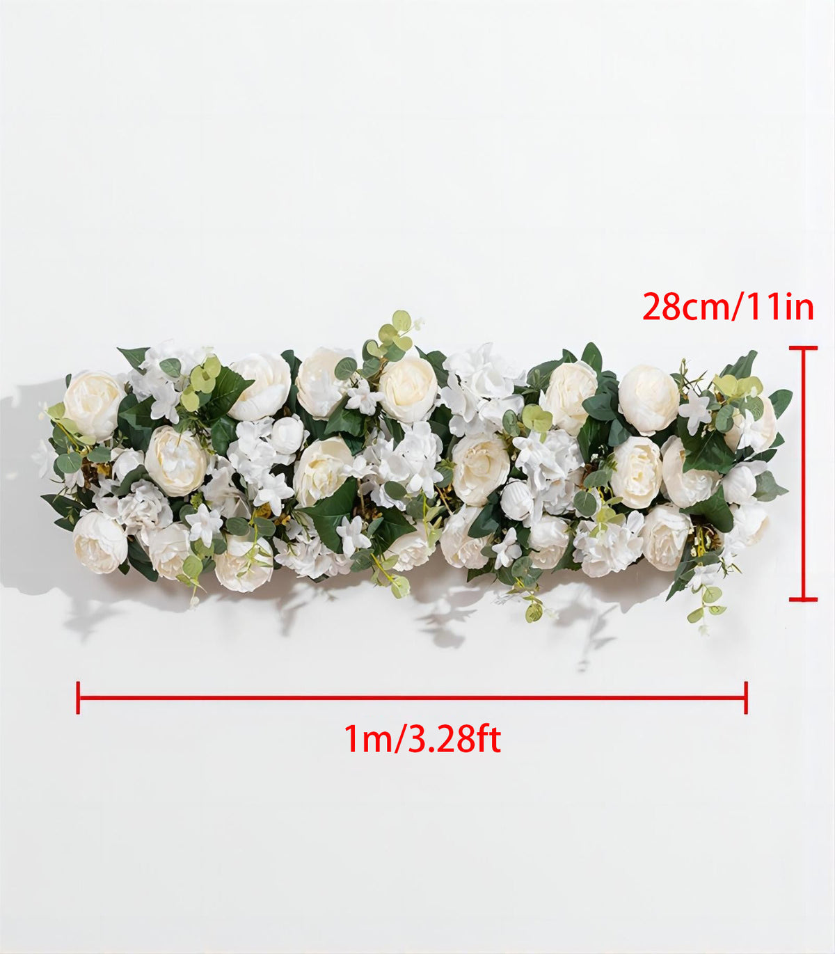 White Sage Artificial Flower Rose Wedding Party Birthday Backdrop Decor CH9313-83