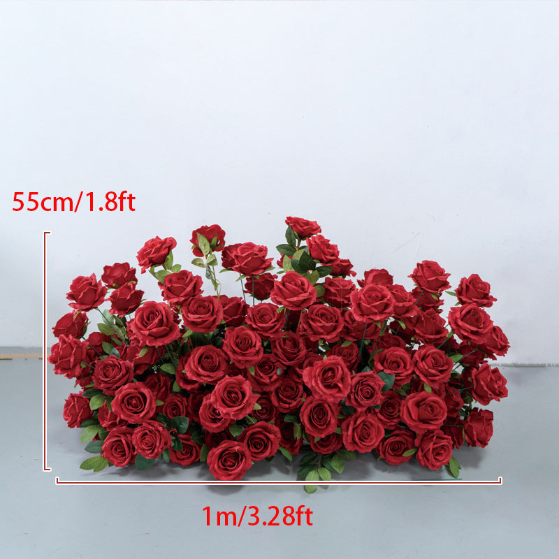 Red Rose Artificial Flower Wedding Party Birthday Backdrop Decor CH9314-27