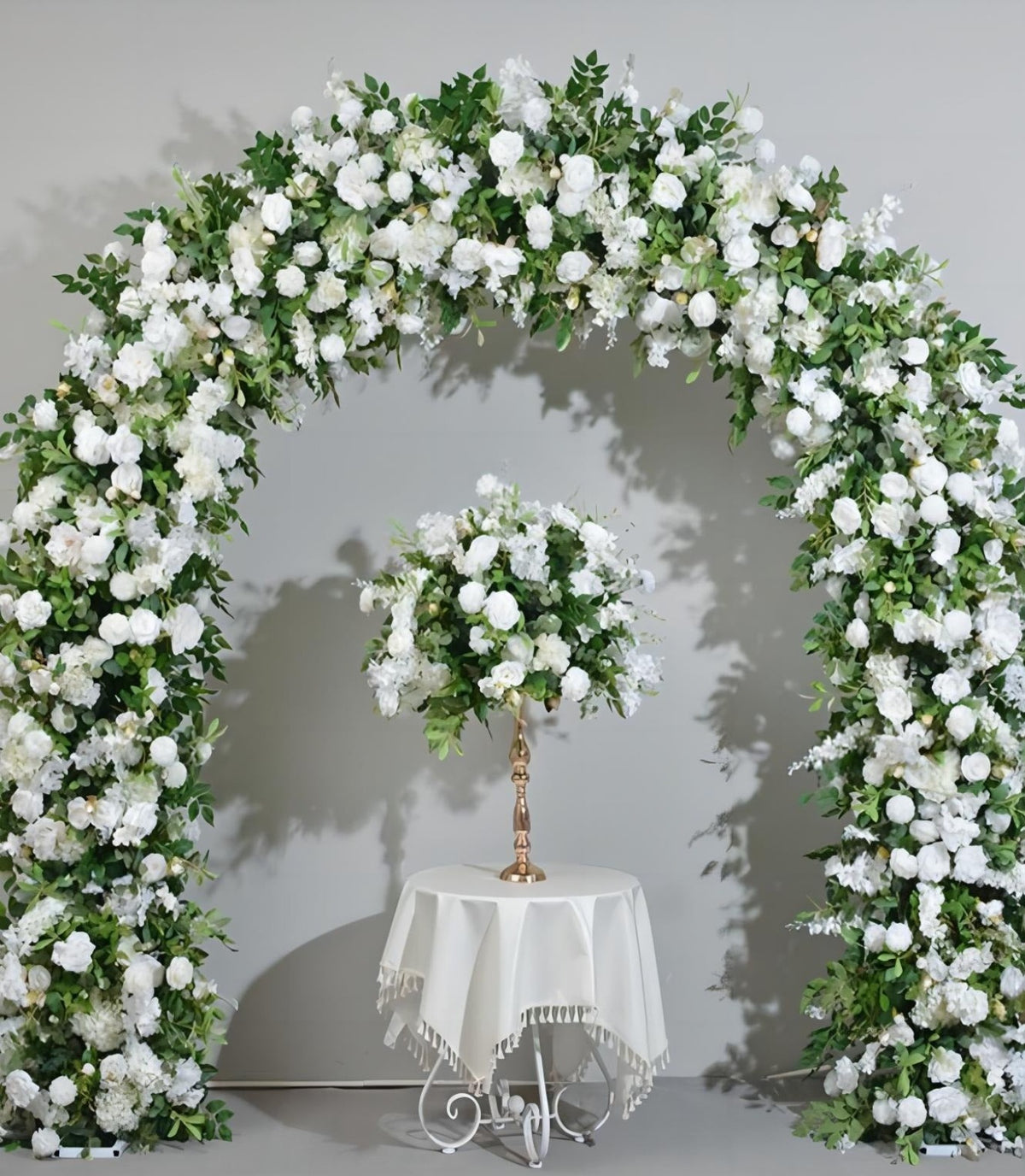 White Green Rose Orchid Artificial Flower Wedding Party Birthday Backdrop Decor CH9313-33