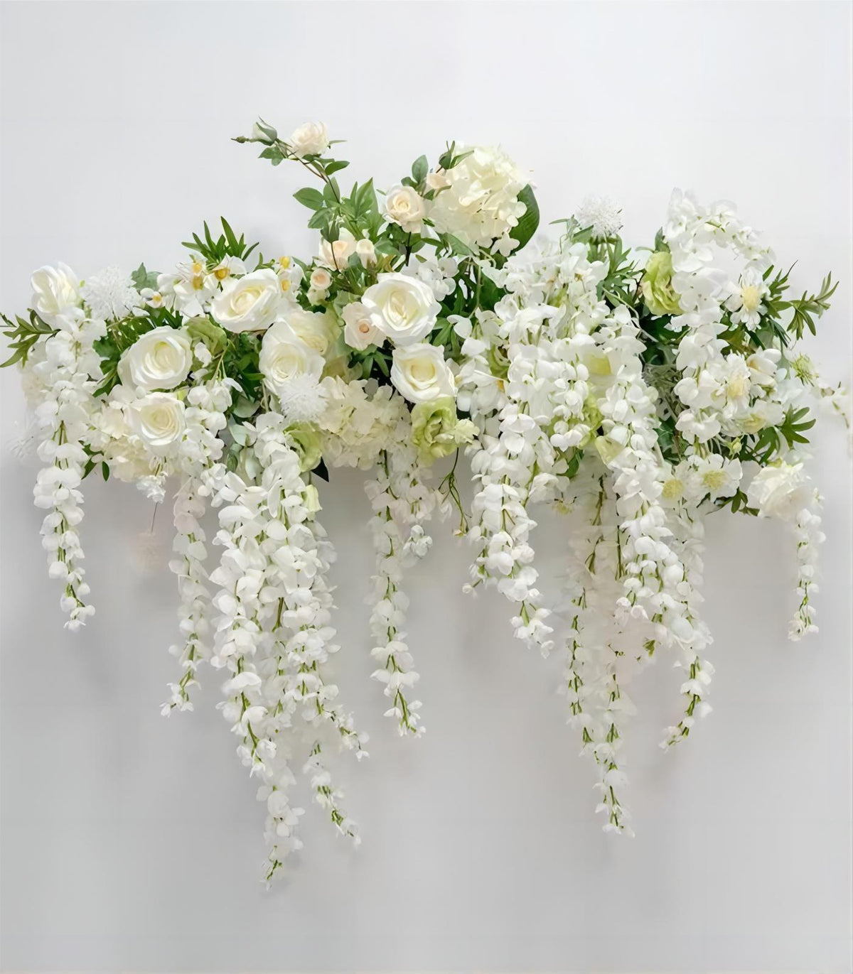 White Orchid Artificial Flower Wedding Party Birthday Backdrop Decor CH9678-2