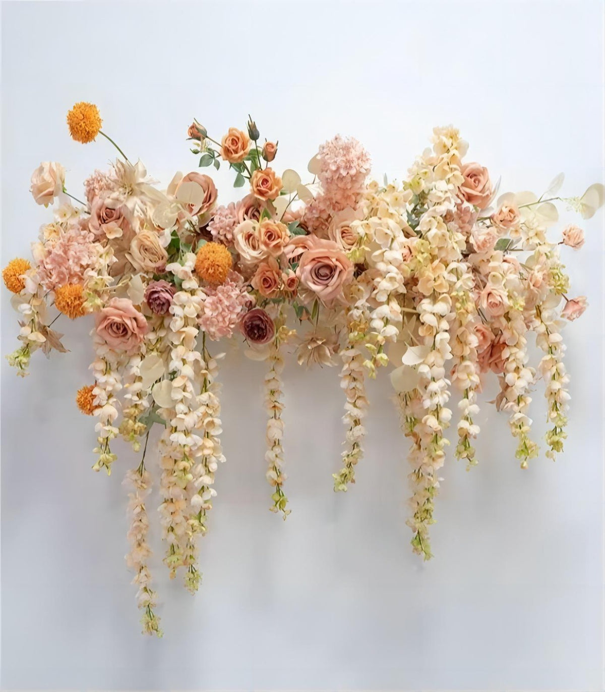 Beige Orchid Artificial Flower Wedding Party Birthday Backdrop Decor CH9678-4