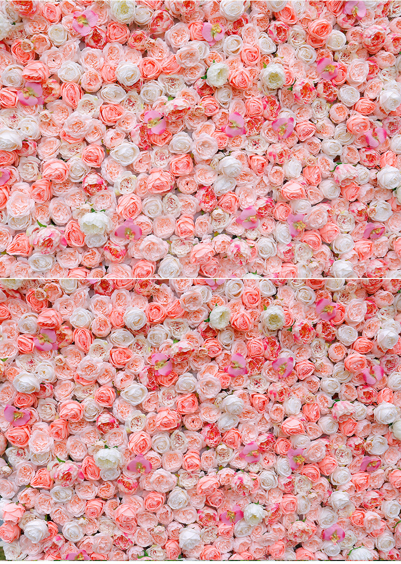5D Artificial Flower Wall Arrangement Wedding Party Birthday Backdrop Decor HQ9004