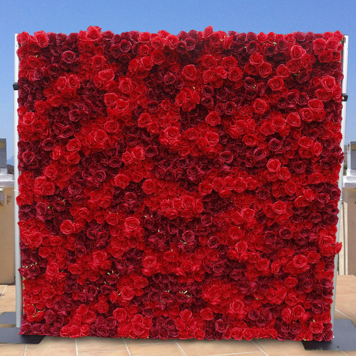 5D Artificial Flower Wall Arrangement Wedding Party Birthday Backdrop Decor HQ9031