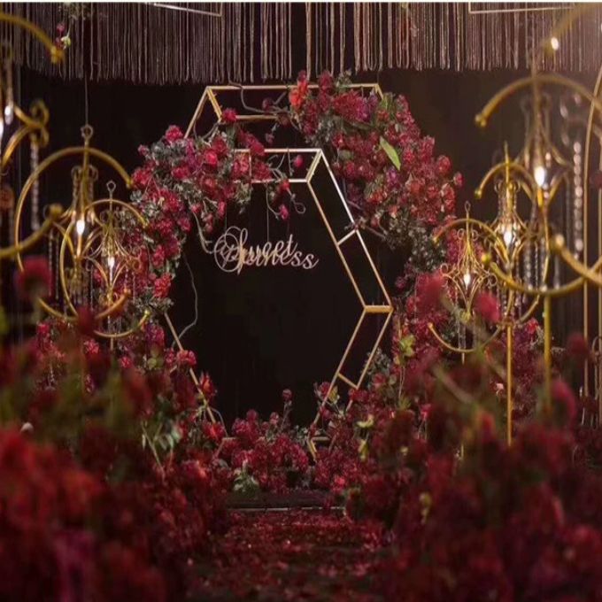 Iron Party Stand Flower Stand Wedding Arch Party Birthday Backdrop HJ9120