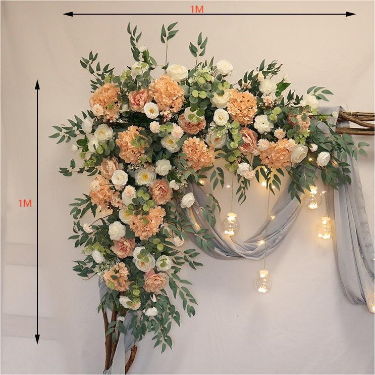 Artificial Flower Peony Eucalyptus Wedding Party Birthday Backdrop Decor CH9029